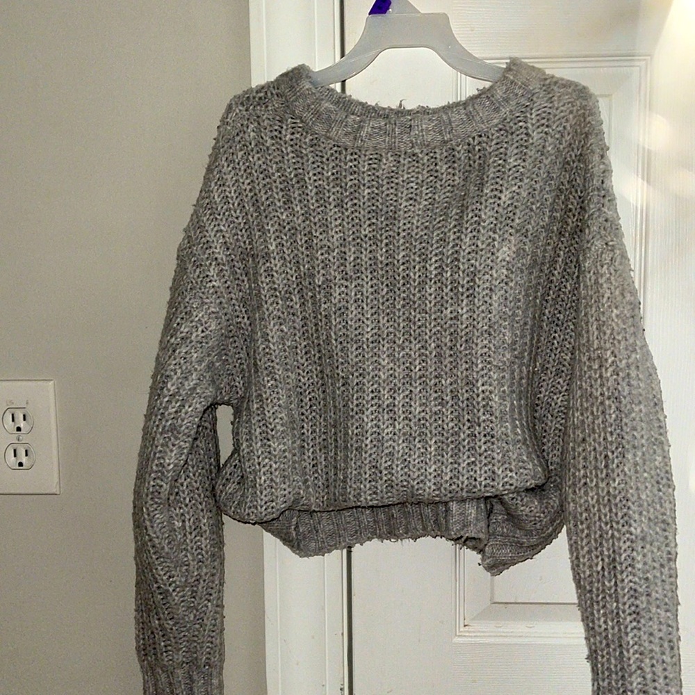 Gray sweater